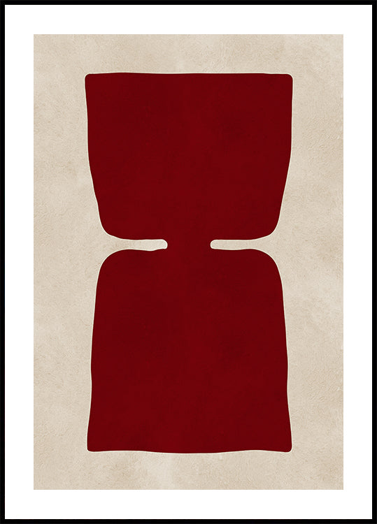 4 poster organici e astratti