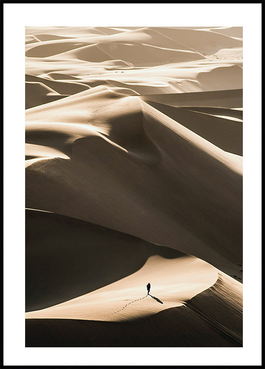 Walking In Desert Plakat - Posterbox.dk