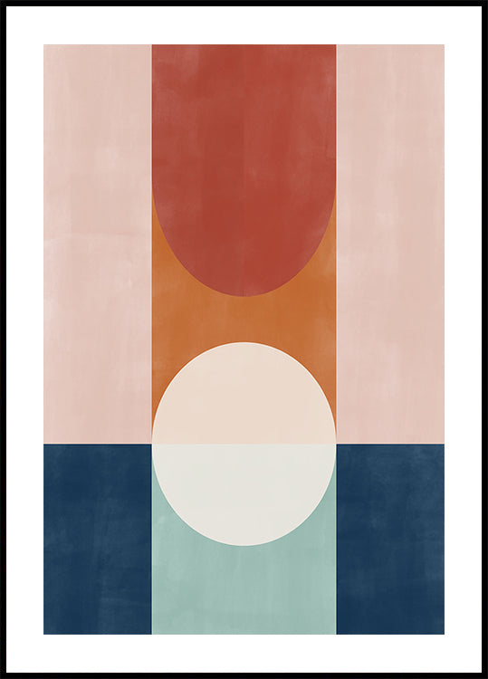 Disegno astratto con forme geometriche