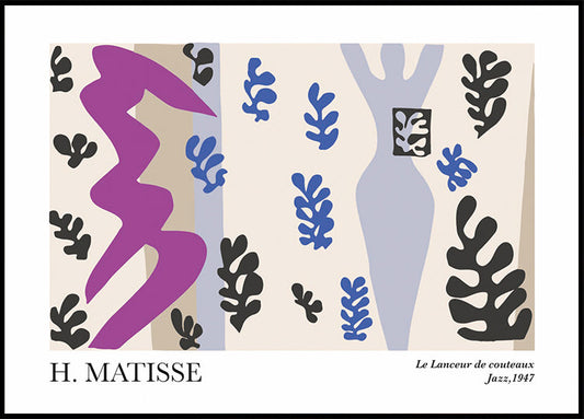 H. Matisse Il lanciatore di coltelli Poster 