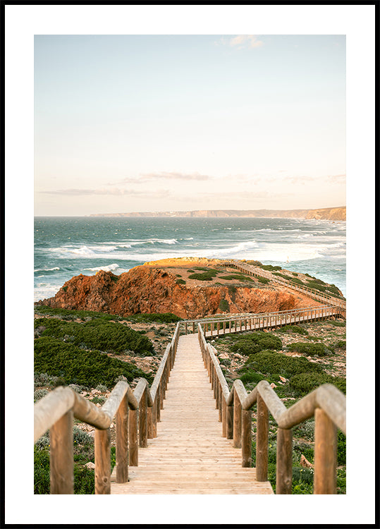 Passerella nel poster dell'Algarve