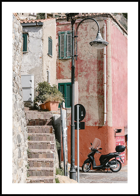 Scena di strada Scilla, Italia
