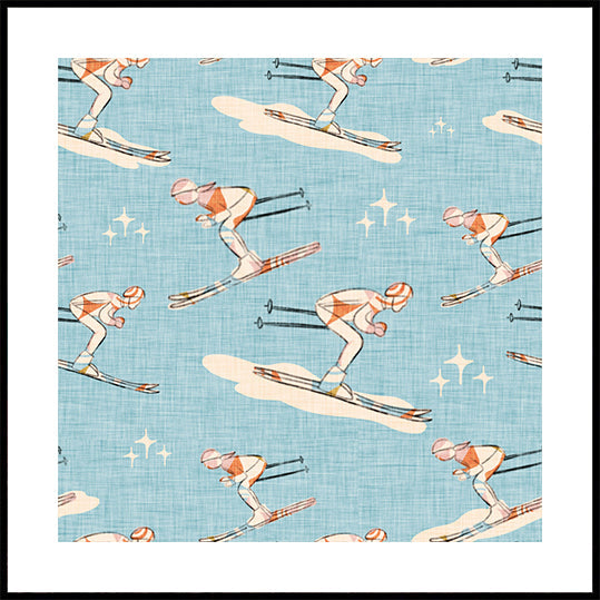 Sport invernali Retro Vintage Sci Blue.png (NUOVO)