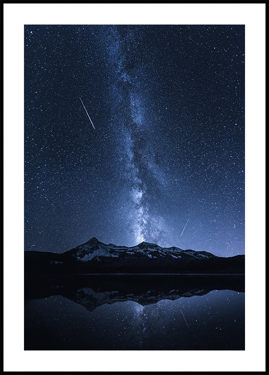 Poster di riflessione sulle galassie