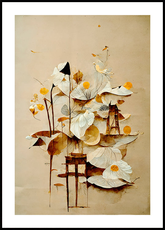 Poster di serenità in fiore