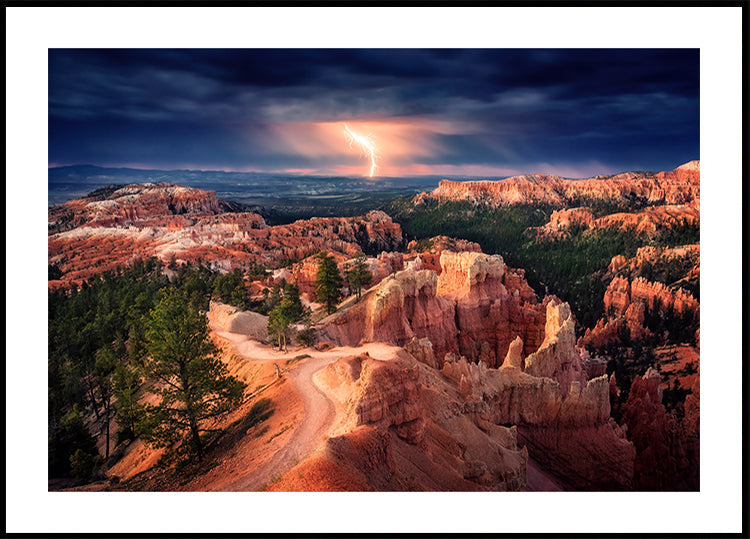 Fulmini sul Bryce Canyon