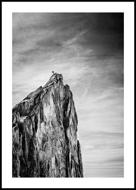 Poster in equilibrio tra terra e cielo