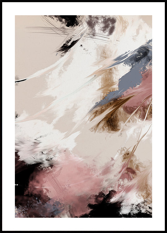 Poster di nuvole spruzzate