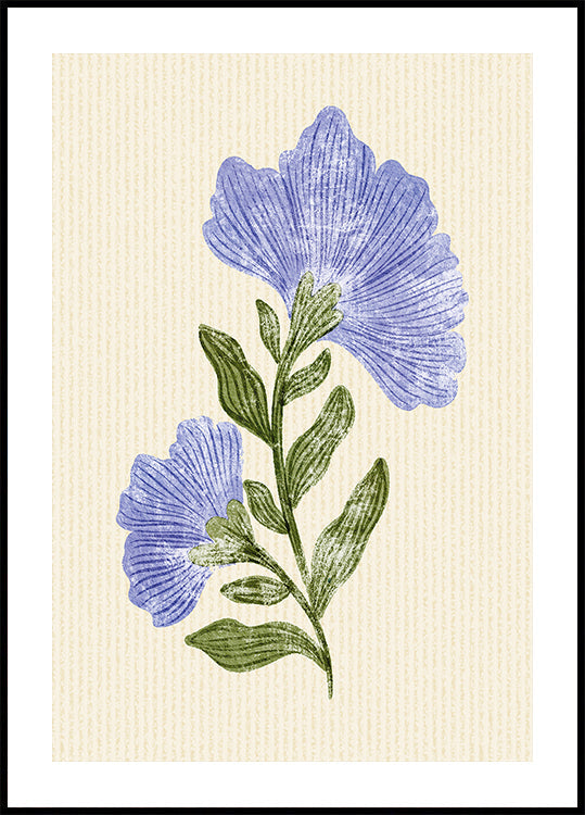 Poster di fiori d'epoca