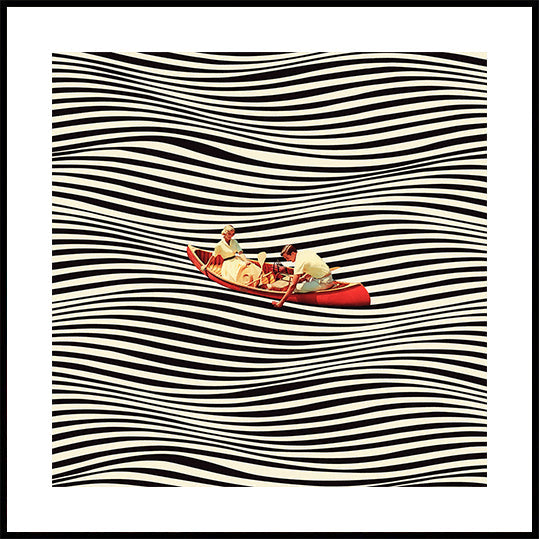 Il poster del vero viaggio in barca