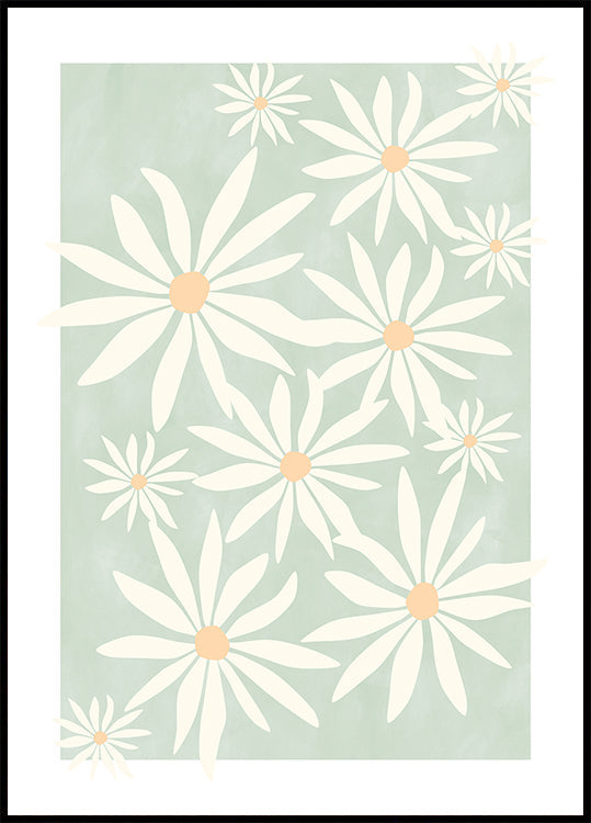 Petali sul poster di salvia