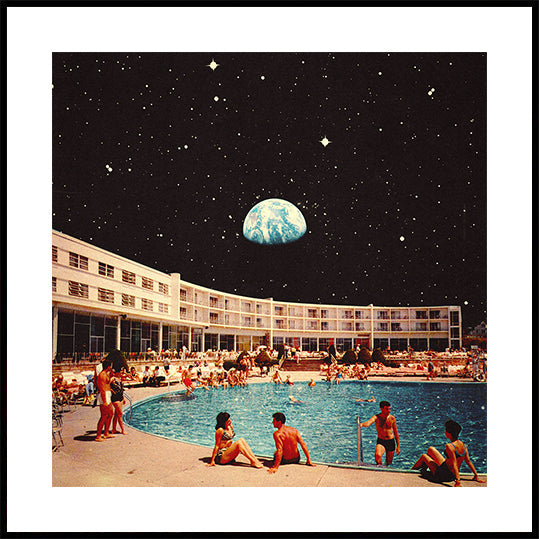 Poster della piscina lunare