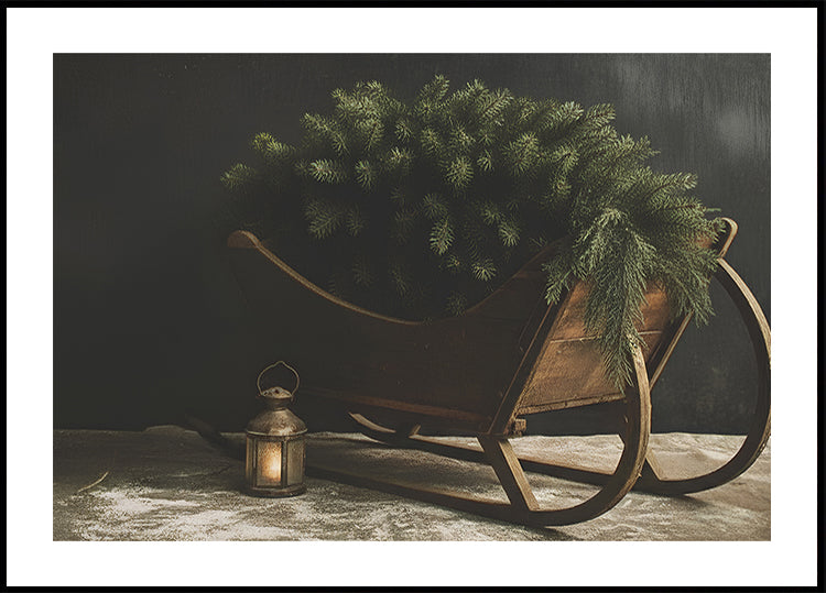 Poster di slitta di Natale