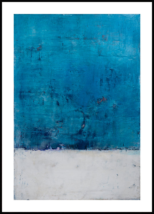 Poster di serenità blu