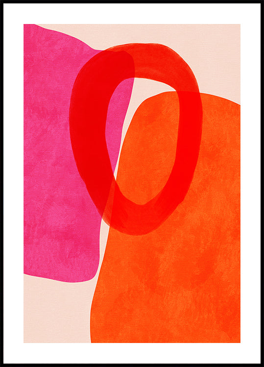 Linee dipinte 5 copia poster