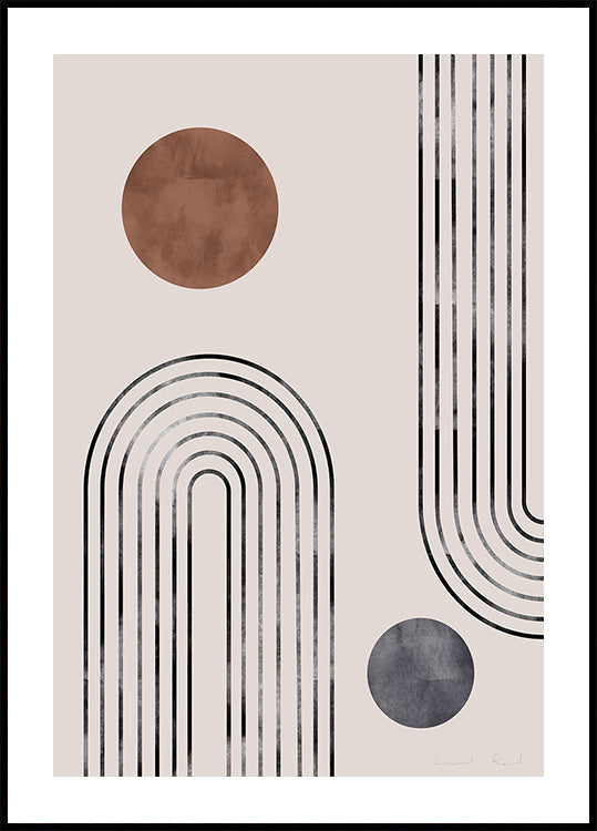 Poster di archi e boccioli