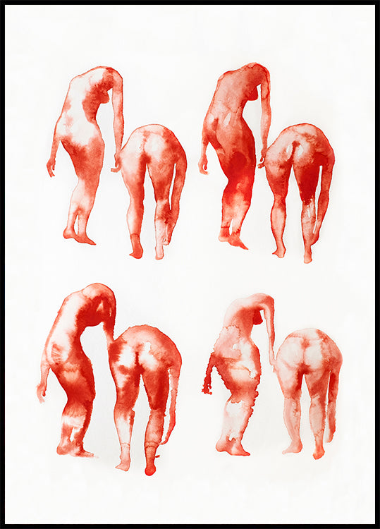 Studio del movimento della figura 2x4