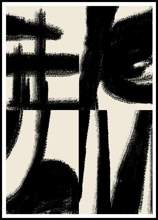 Poster di danza a colpi audaci