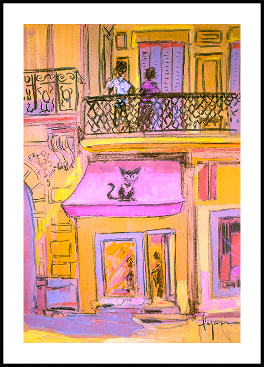 Passeggiata sul balcone