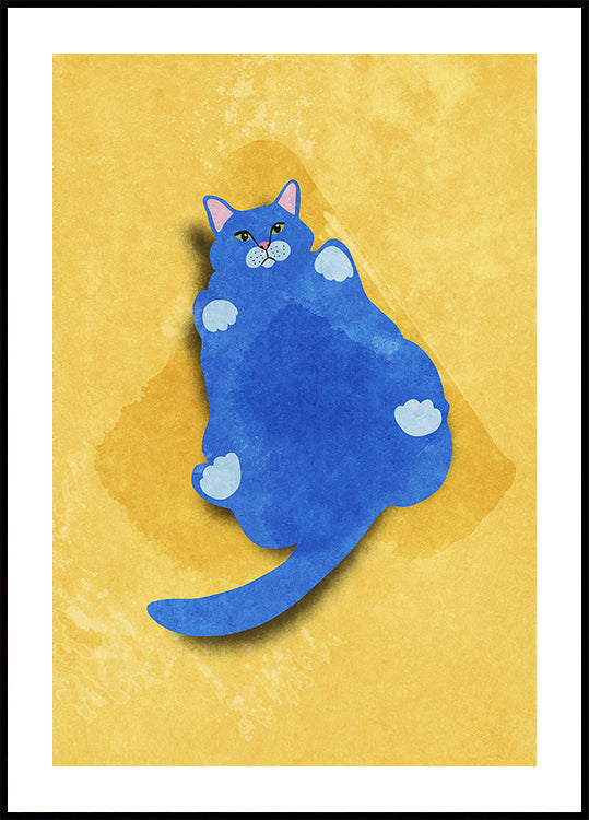 Poster del gatto grasso