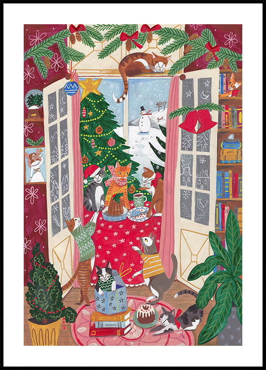 Poster Gatti alla finestra