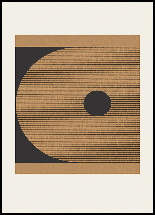 Poster geometrico dell'eclissi