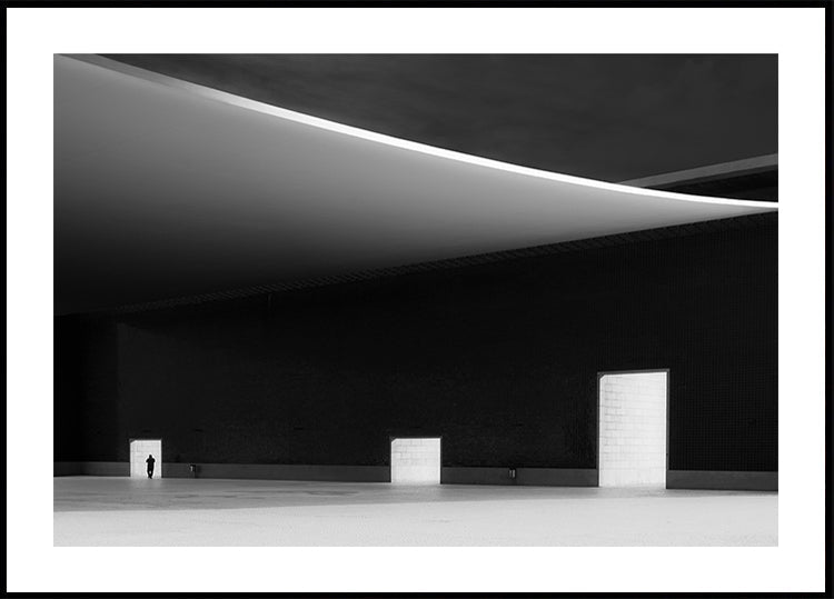 Poster di porte bianche