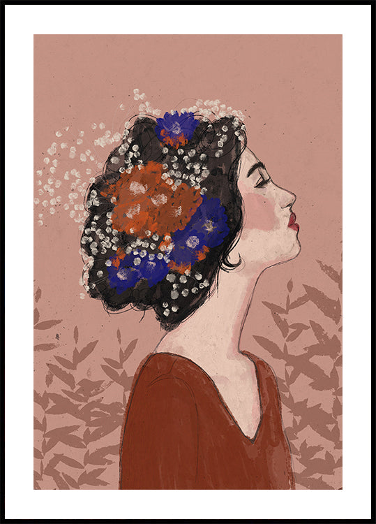 Fiori nel profilo