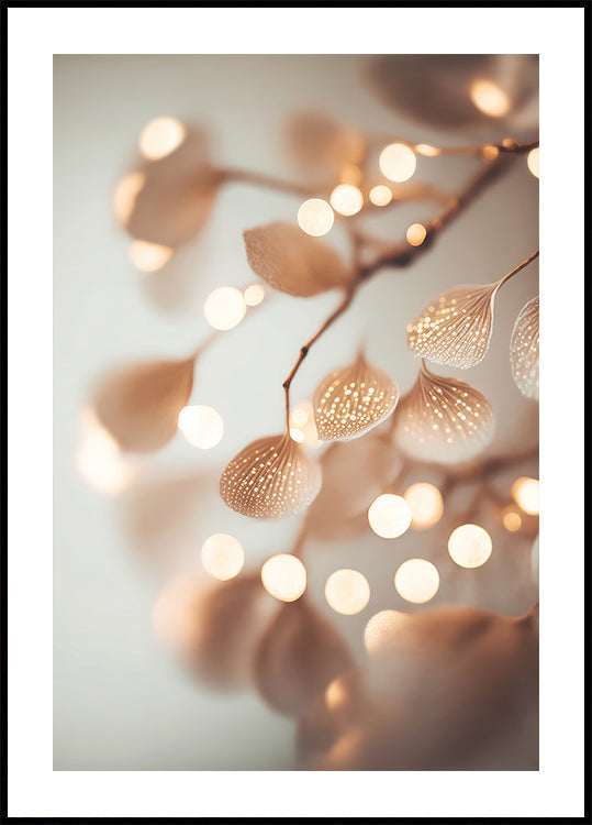 Poster di petali luminosi