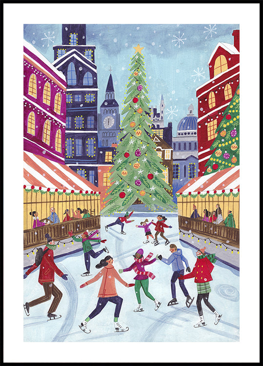 Pattinaggio a Londra Poster