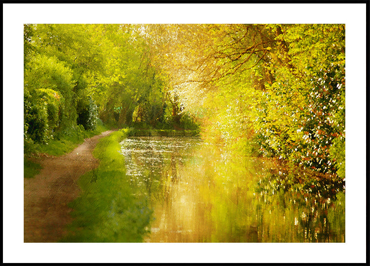 Poster del sentiero del fiume d'oro