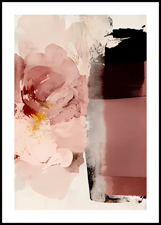 Poster di astrazione dei fiori