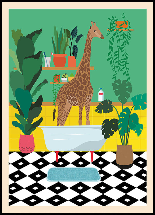 Il bagnetto della giraffa