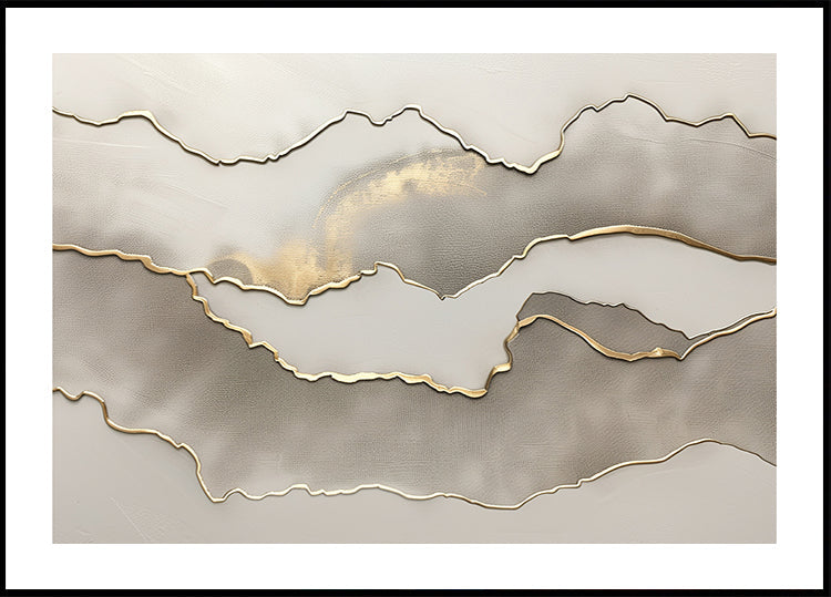 Poster Paesaggio metallico nº3