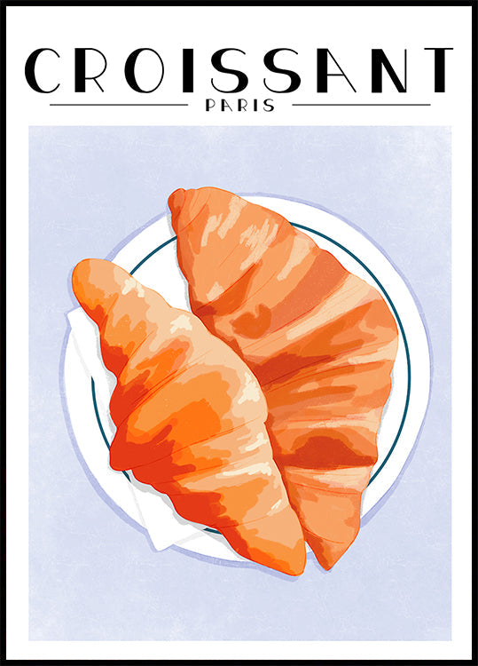 Croissant - Poster di Parigi