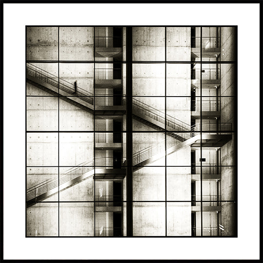 Poster astratto di scale