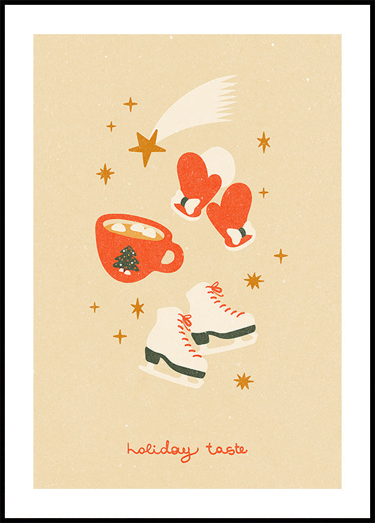 Poster del gusto delle vacanze