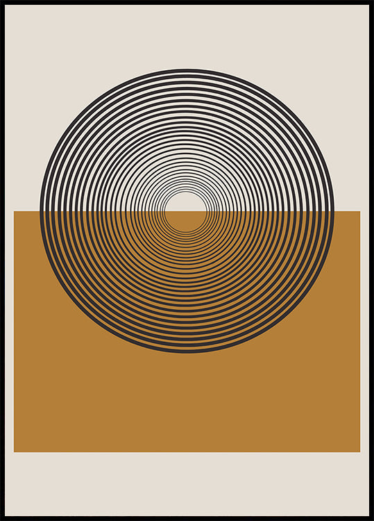 Poster Riflessi concentrici