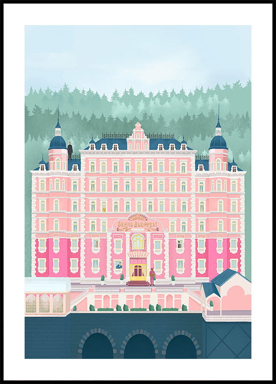 Il poster del Grand Budapest Hotel