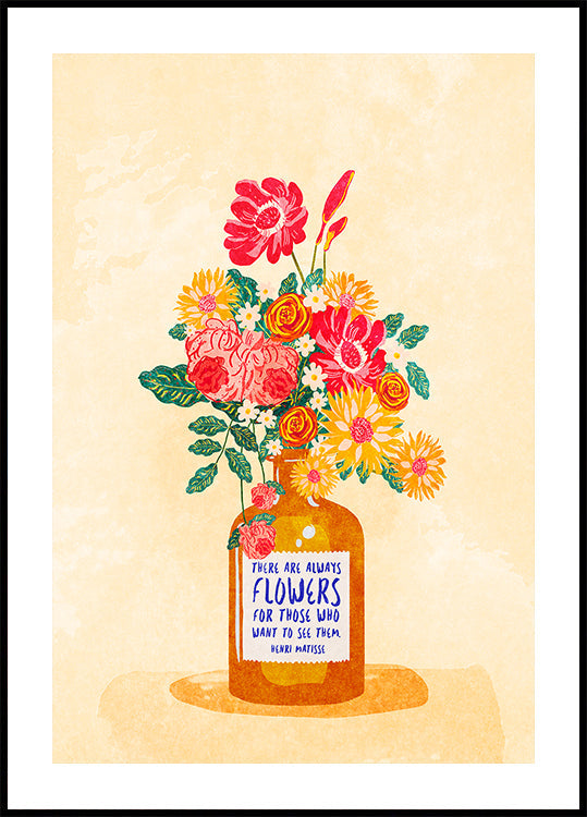 Poster di fiori sempre