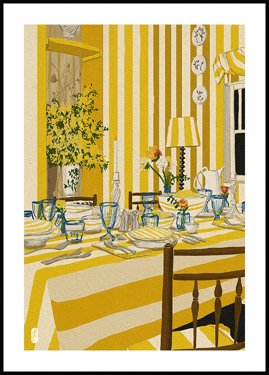 Poster con ritratto della stanza della settimana 30