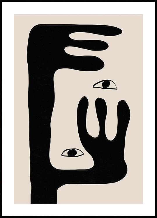 Poster di sguardo surreale