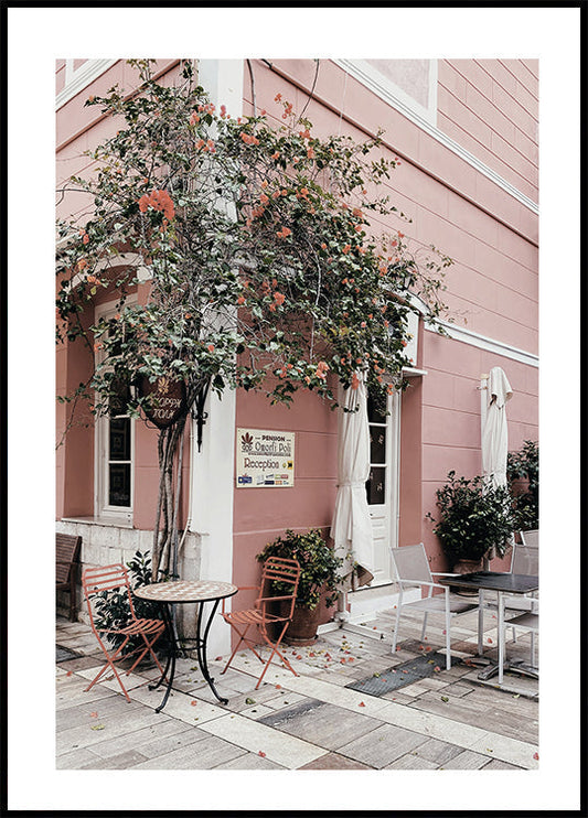 Poster di scena di un caffè affascinante a Nauplia