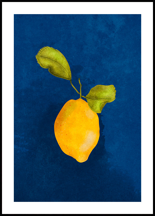 Solo un piccolo poster al limone