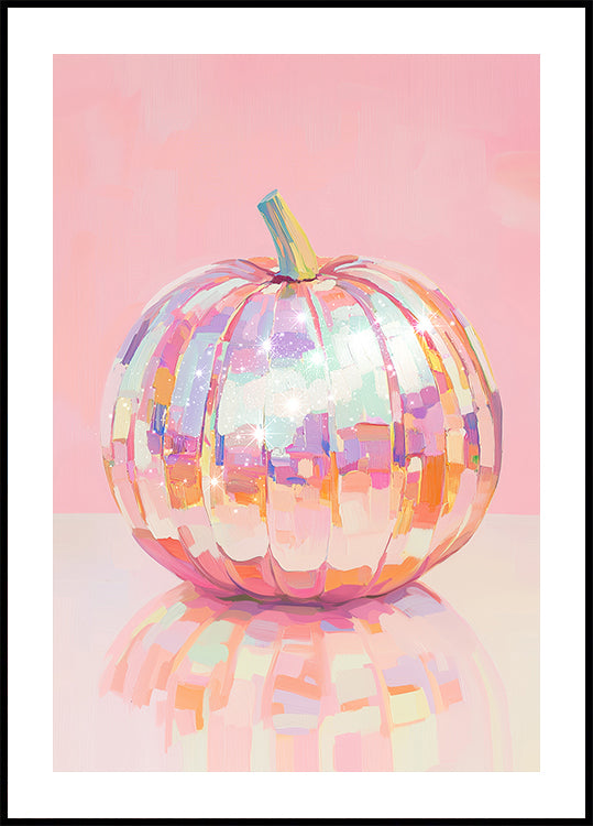 Poster di zucca iridescente