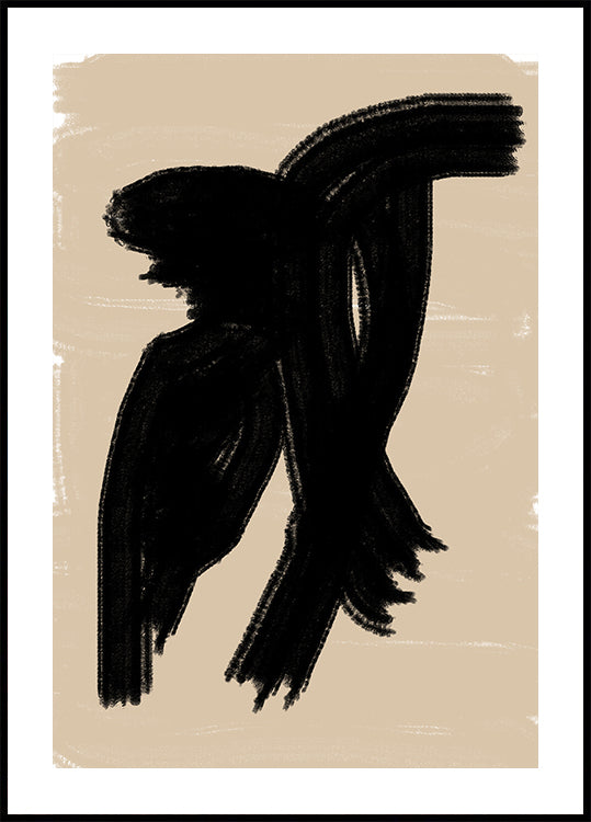 Poster di eleganza oscura