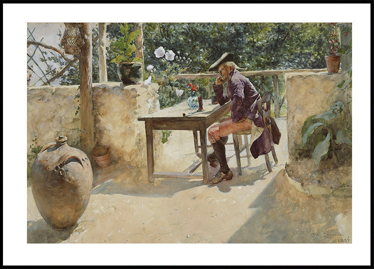 Poster di The Vine di Carl Larsson 