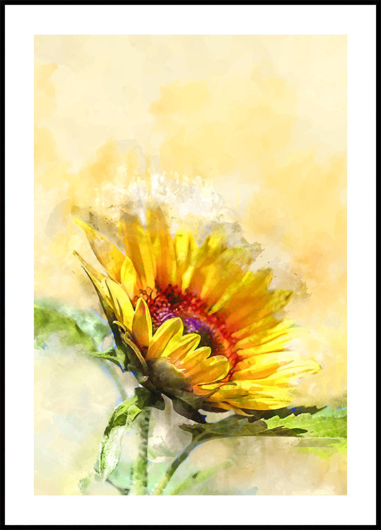 Poster soleggiato in fiore