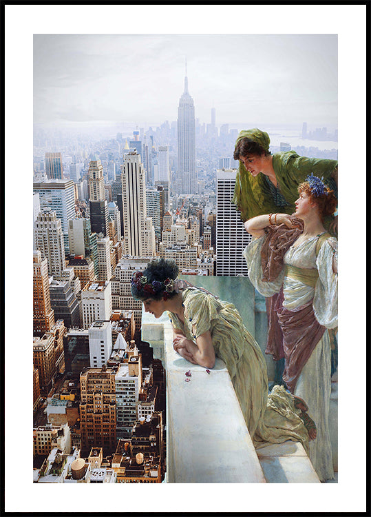 Poster con vista di Manhattan