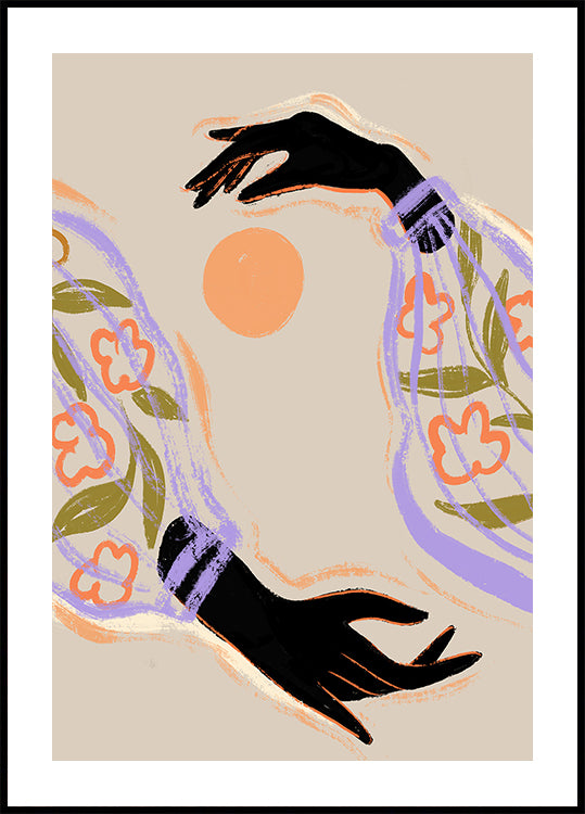 Abbraccia il poster del sole